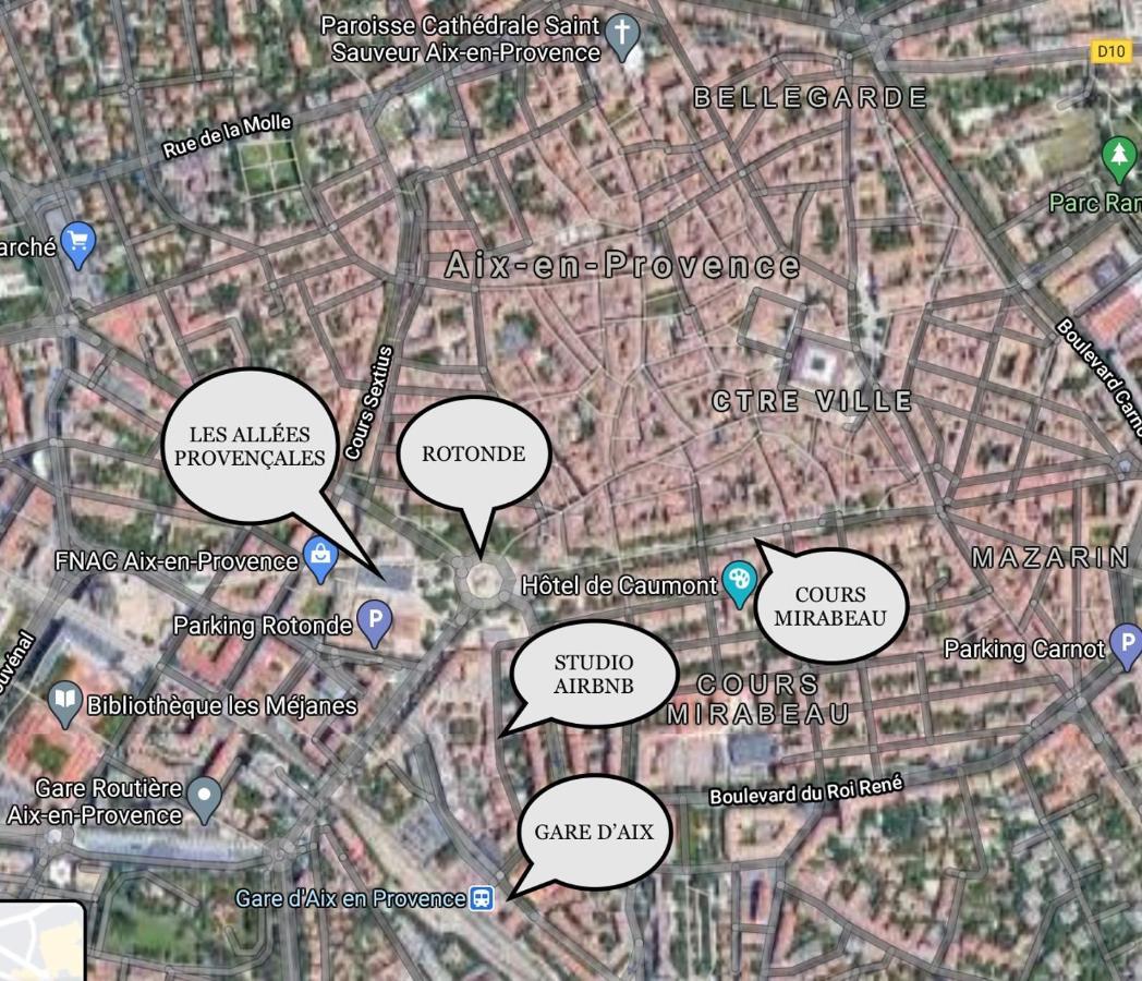 Loft Rotonde Wifi Clim Smart Tv Rue Calme Apartment Aix-en-Provence Exterior foto